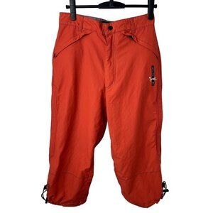 Triple Five Soul Mens Y2K Vintage Rave Skater Parachute Pants Size 30 Orange